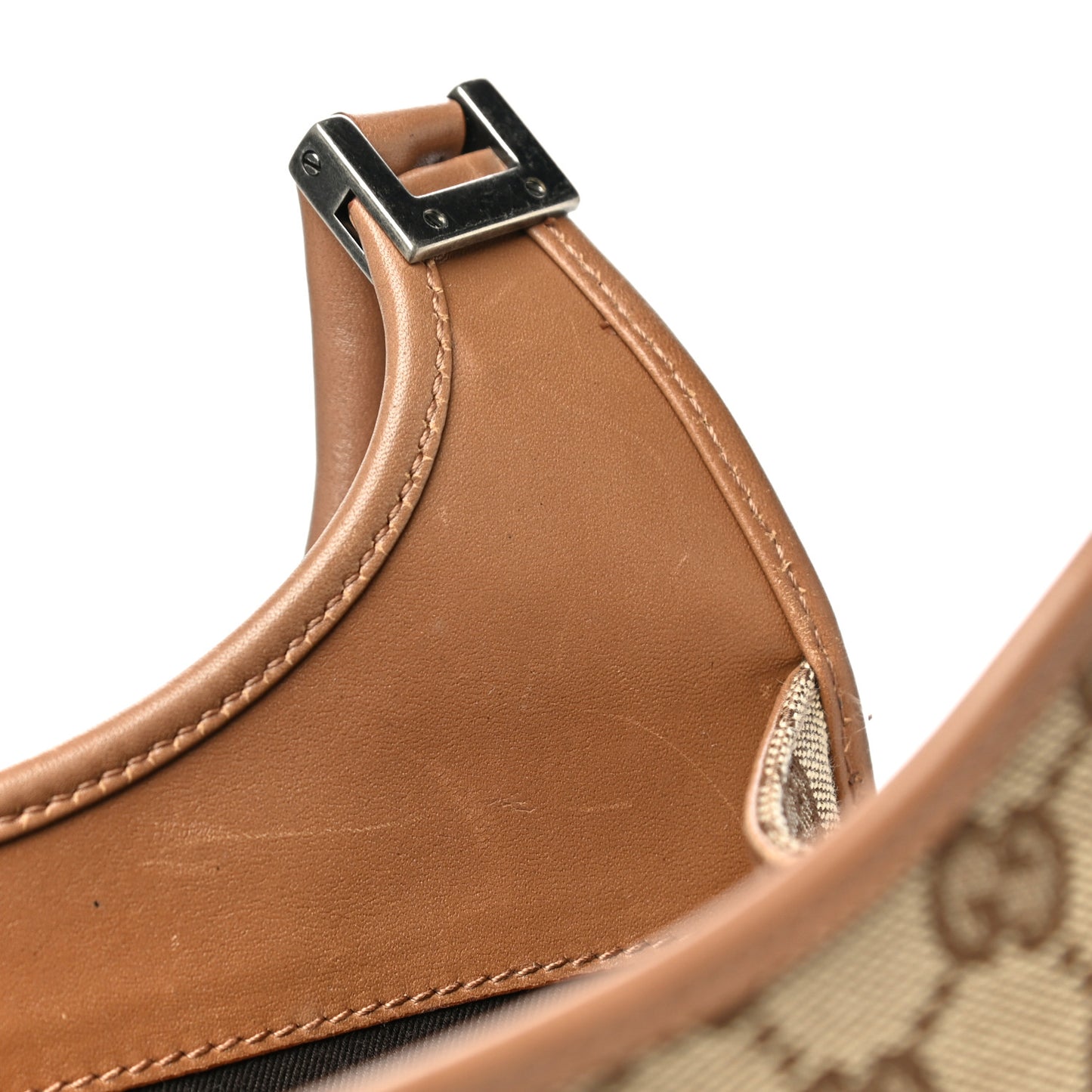 Monogram Small Bardot Bag Brown