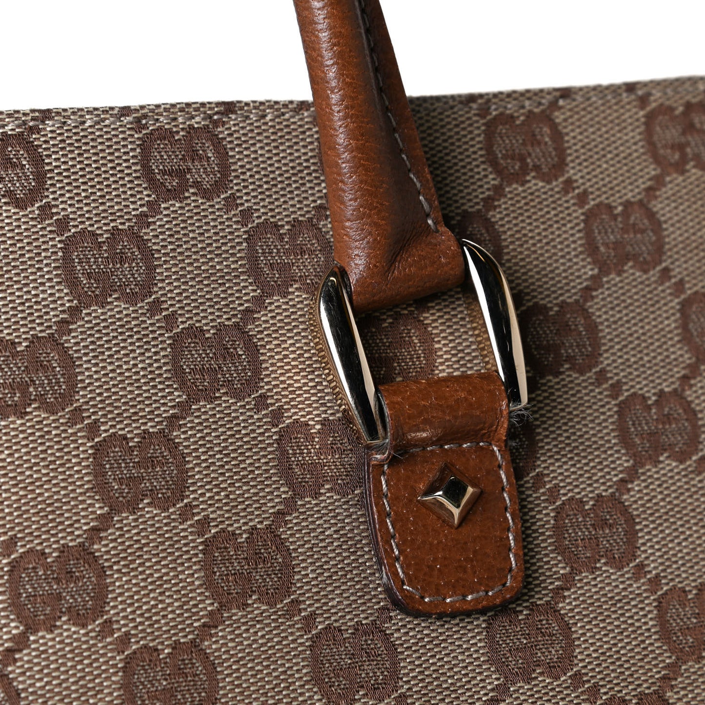 GG Monogram Tote Brown
