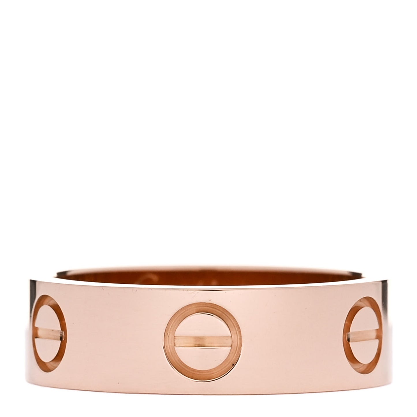 18K Pink Gold 5.5mm LOVE Ring 51 5.75