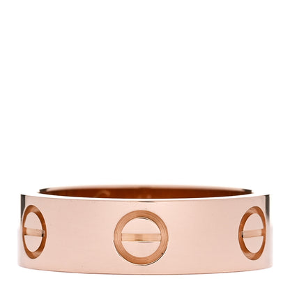 Cartier 18K Pink Gold 5.5mm LOVE Ring 51 5.75 1 of 4