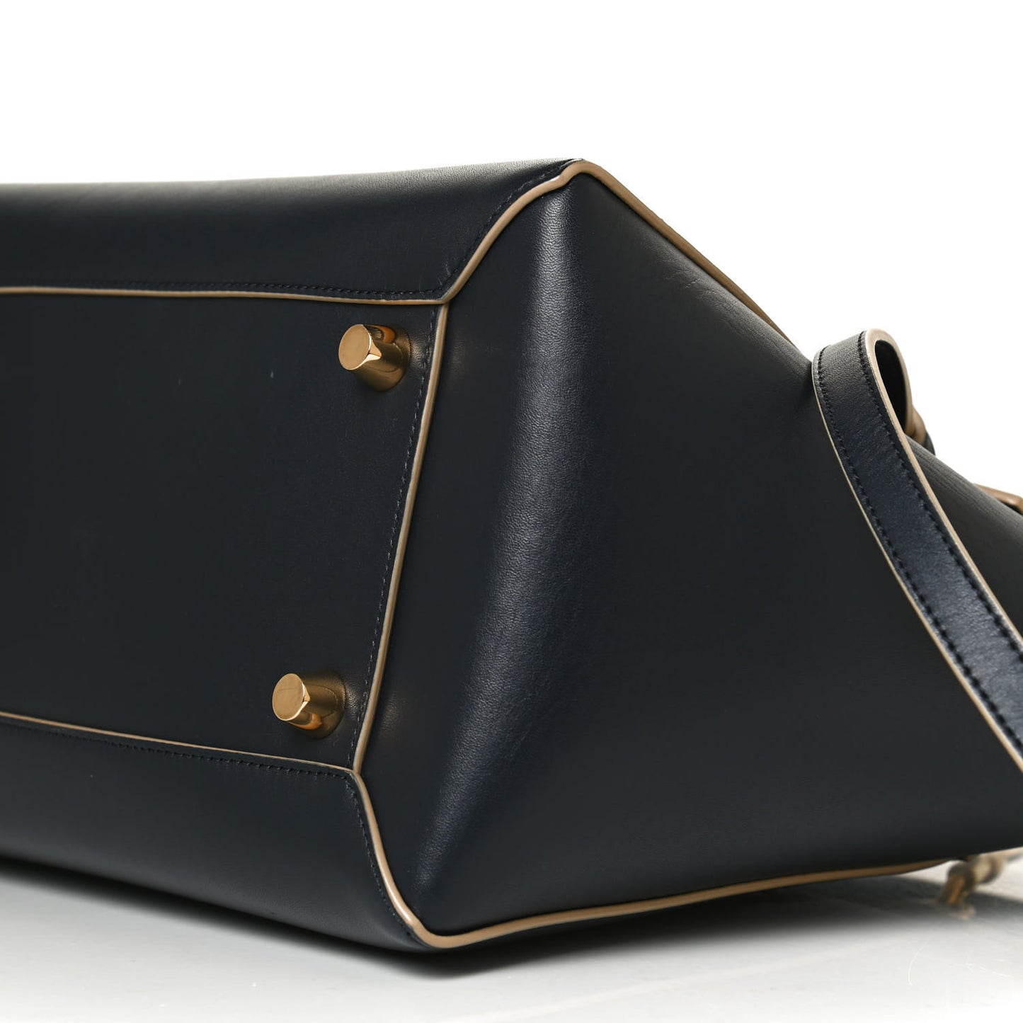 Palmelato Calfskin Mini Belt Bag Navy