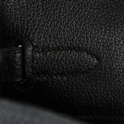 Hermes Taurillon Clemence Birkin 30 Black 17 of 31