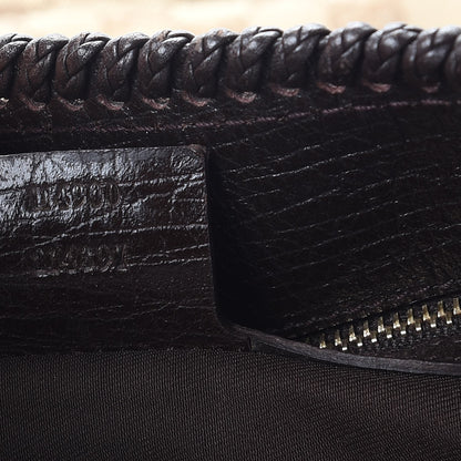 Gucci Monogram Large Horsebit Chain Hobo Dark Brown 6 of 10