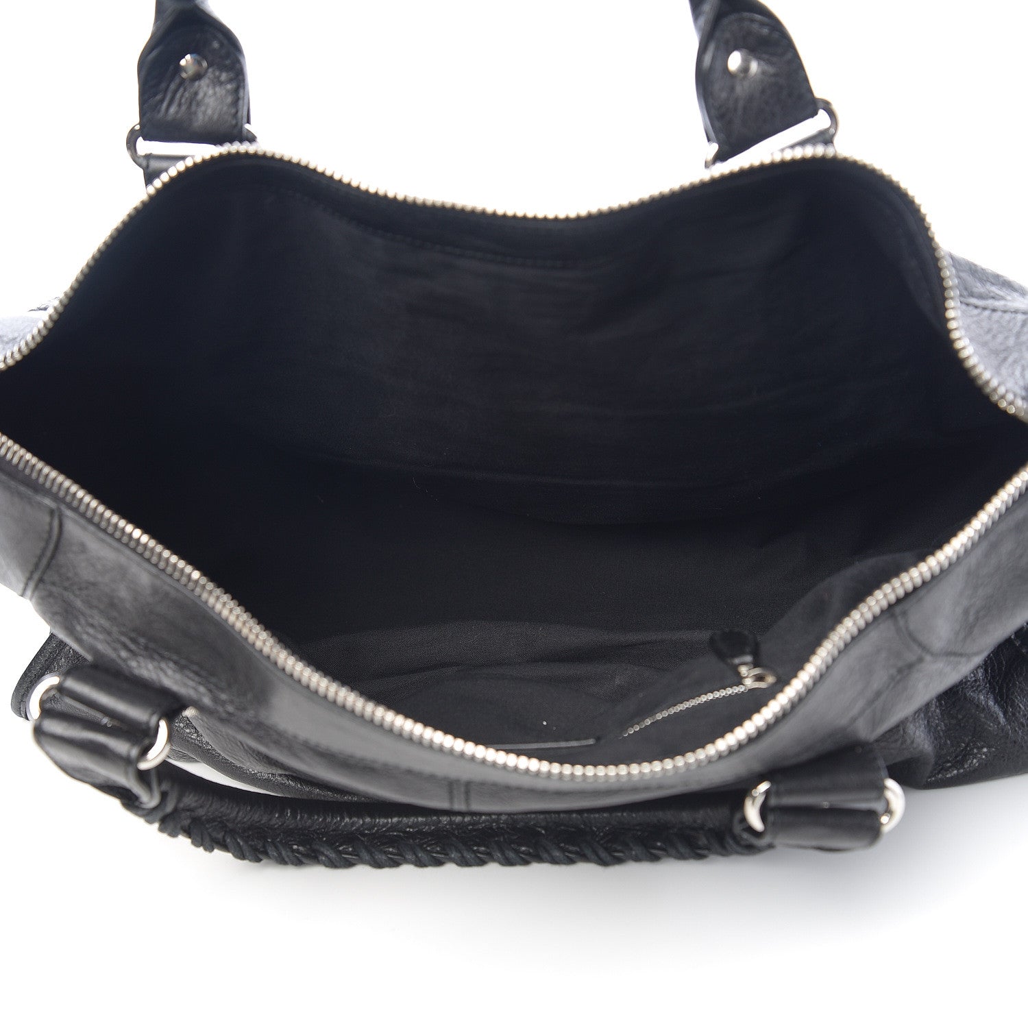 Balenciaga Agneau Giant 21 Silver Hardware Work Black 4 of 9