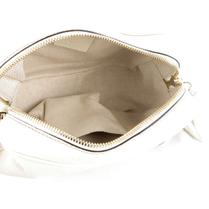 Gucci Pebbled Calfskin Small Soho Disco Bag Off White 5 of 7