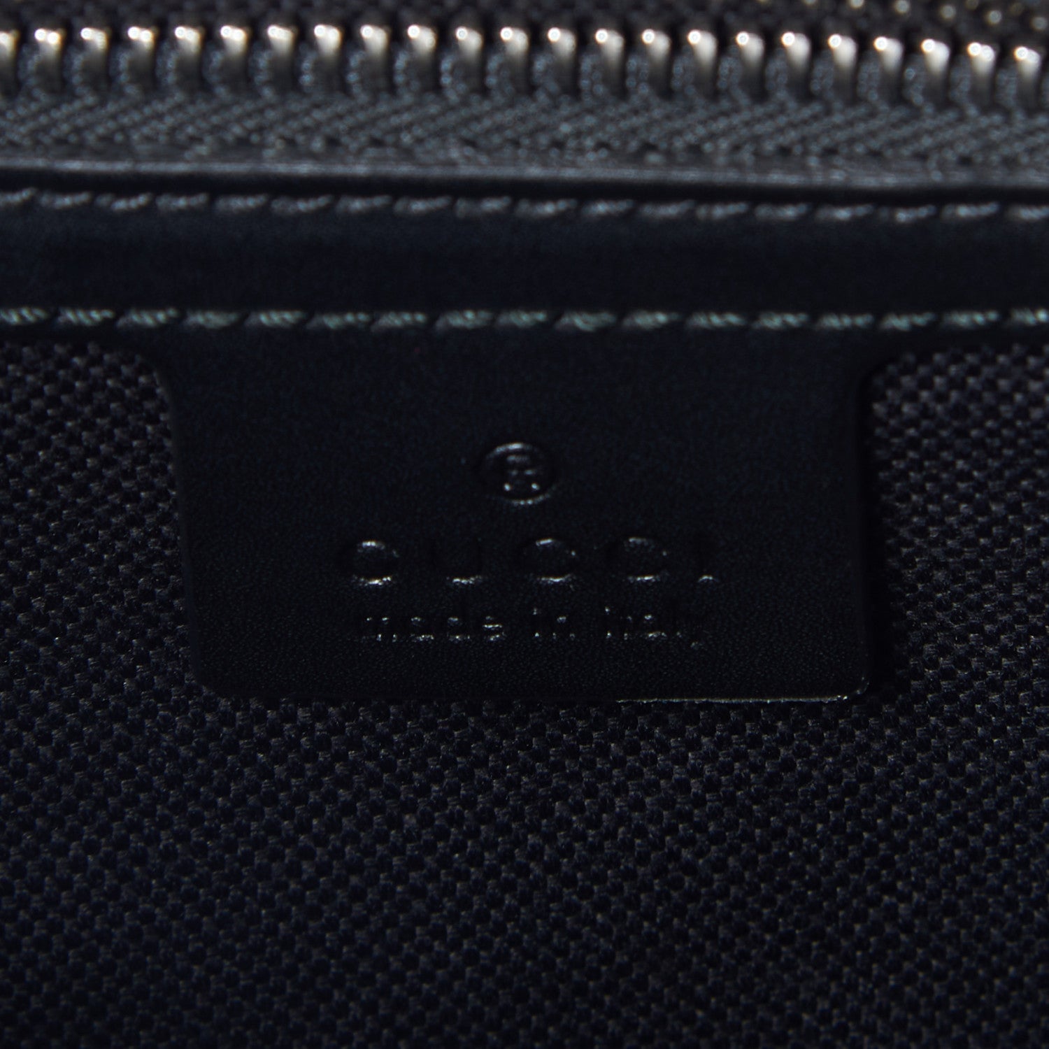 Gucci GG Supreme Monogram Appia Calfskin Web Flat Messenger Bag Black Grey 8 of 9