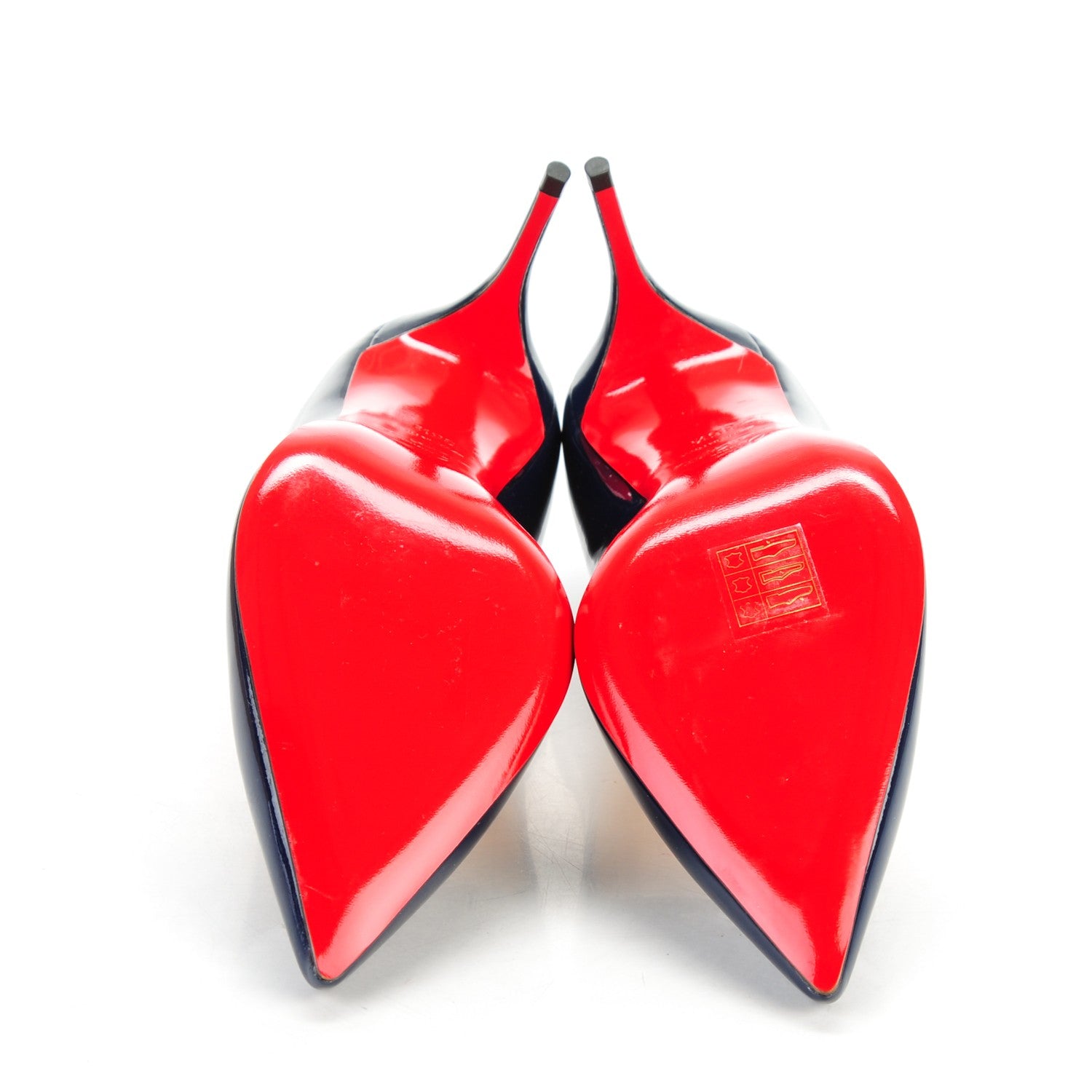 Christian Louboutin Patent Decollete 554 70 Pumps 35.5 Night 5 of 7