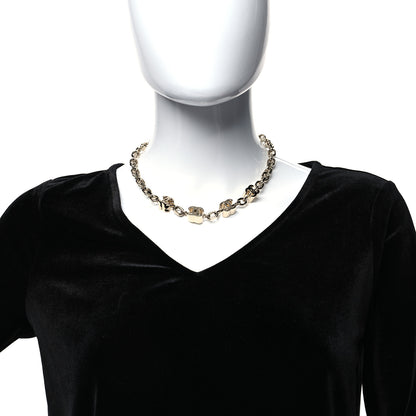 Chanel Metal CC Short Necklace Gold 1 of 5