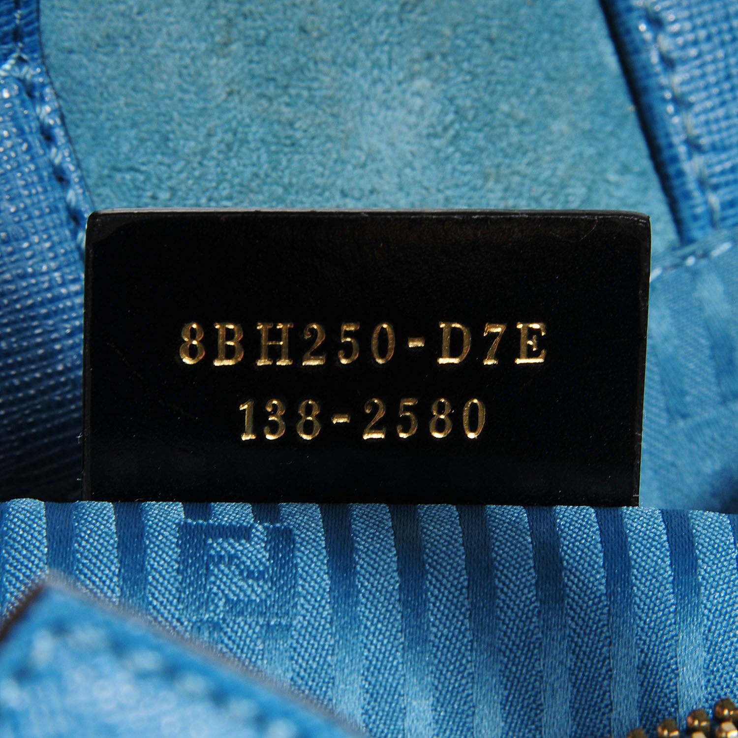 Fendi Vitello Elite Medium 2Jours Tote Turquoise 8 of 12