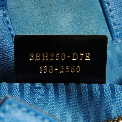 Fendi Vitello Elite Medium 2Jours Tote Turquoise 8 of 12