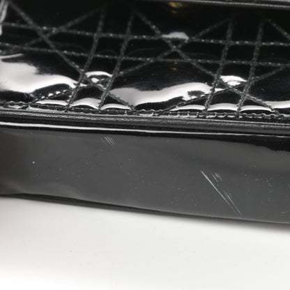 Christian Dior Patent Cannage Mini Crossbody Pouch Black 12 of 12