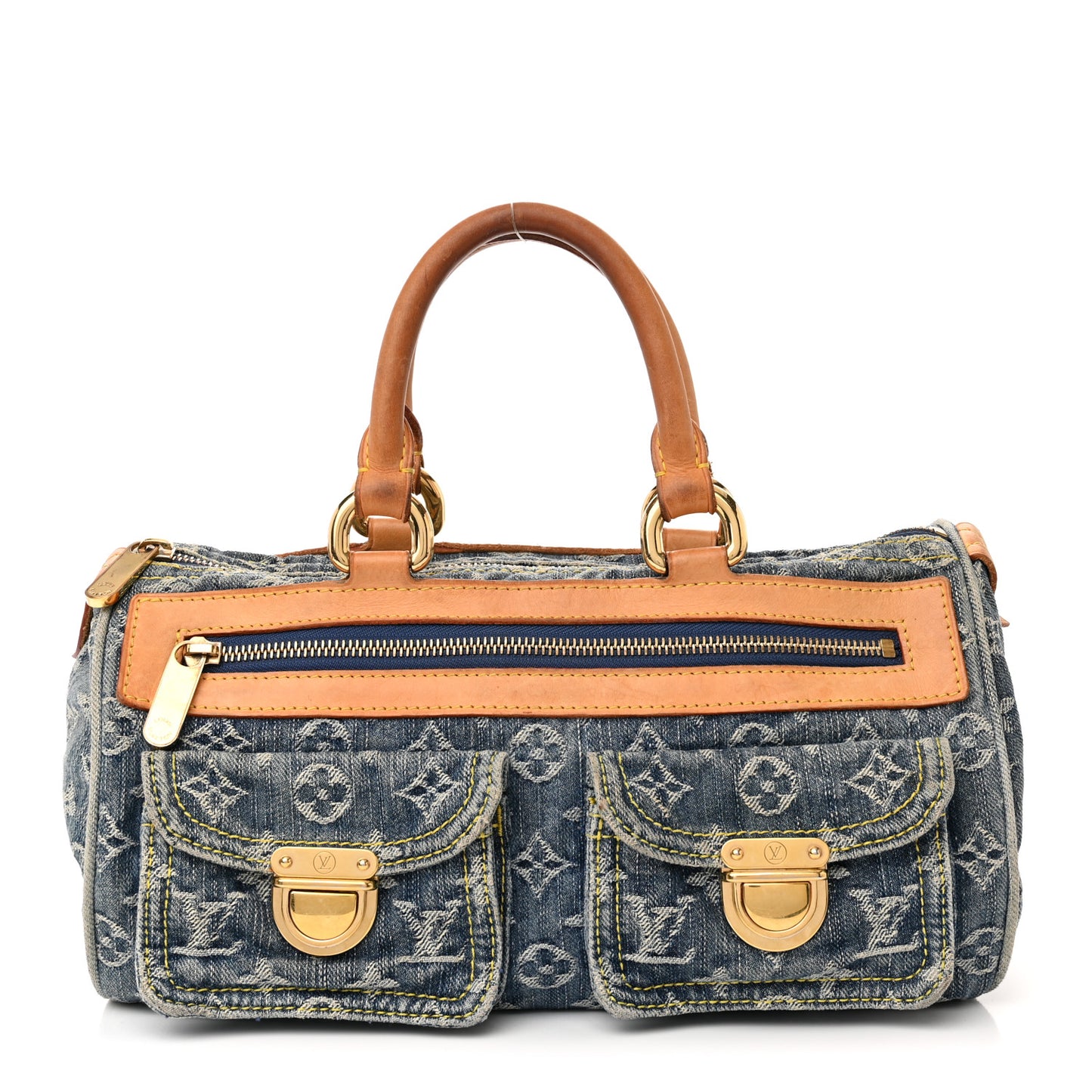 Monogram Denim Neo Speedy Blue
