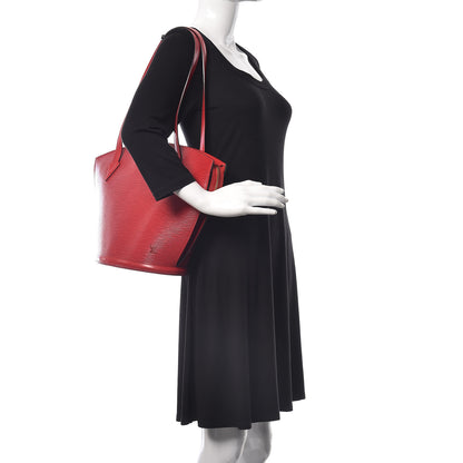 Louis Vuitton Epi Saint Jacques GM Castillan Red 2 of 11