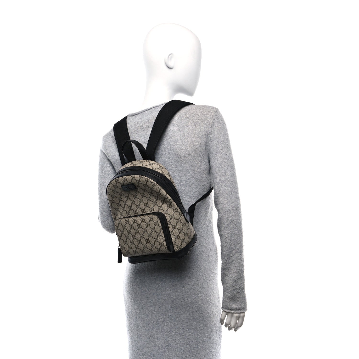 Gucci GG Supreme Monogram Small Eden Day Backpack Black 2 of 11