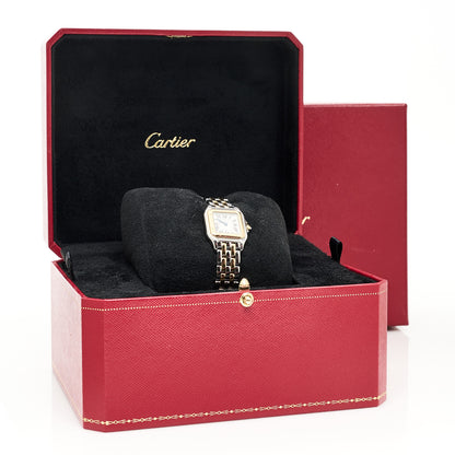 Cartier Stainless Steel 18K Yellow Gold 22mm Panthere Quartz Watch 10 of 10