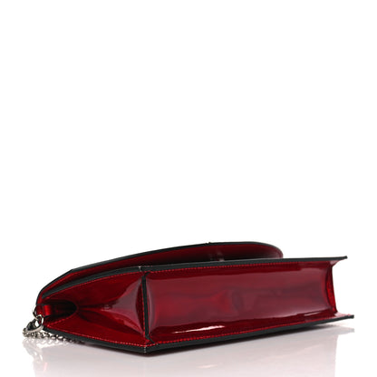Christian Louboutin Metallic Calfskin Loubi54 Crossbody Clutch Red 4 of 8