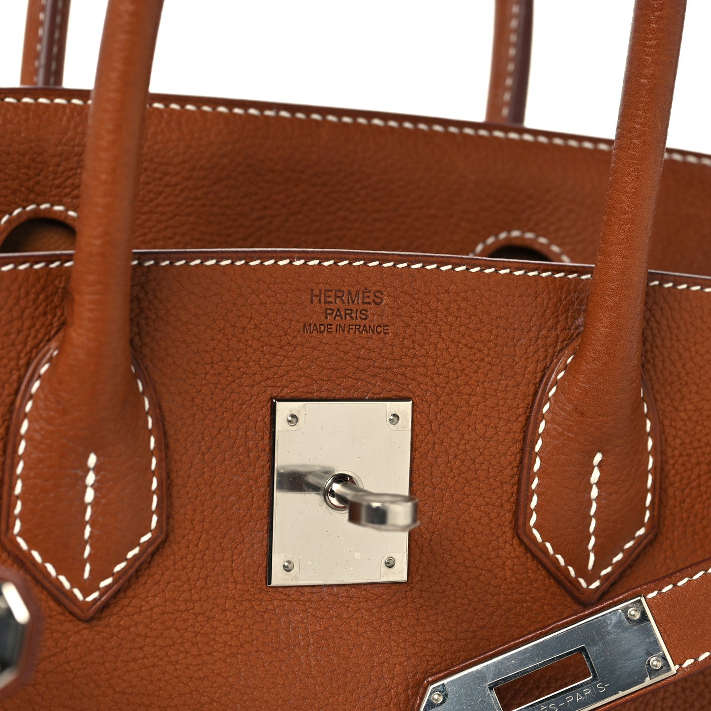 Natural Barenia Faubourg Birkin 30 Fauve