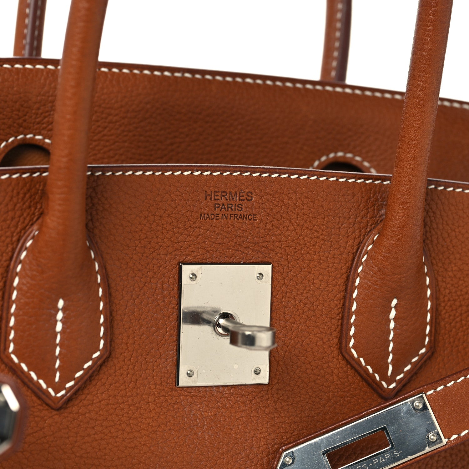 Hermes Natural Barenia Faubourg Birkin 30 Fauve 6 of 16