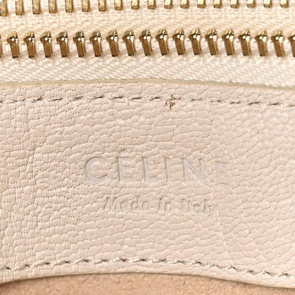 Celine Goatskin Large Trio Crossbody Bag White 13 of 14