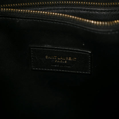 Saint Laurent Smooth Calfskin Large Le 5 A 7 Soft Hobo Black 6 of 13