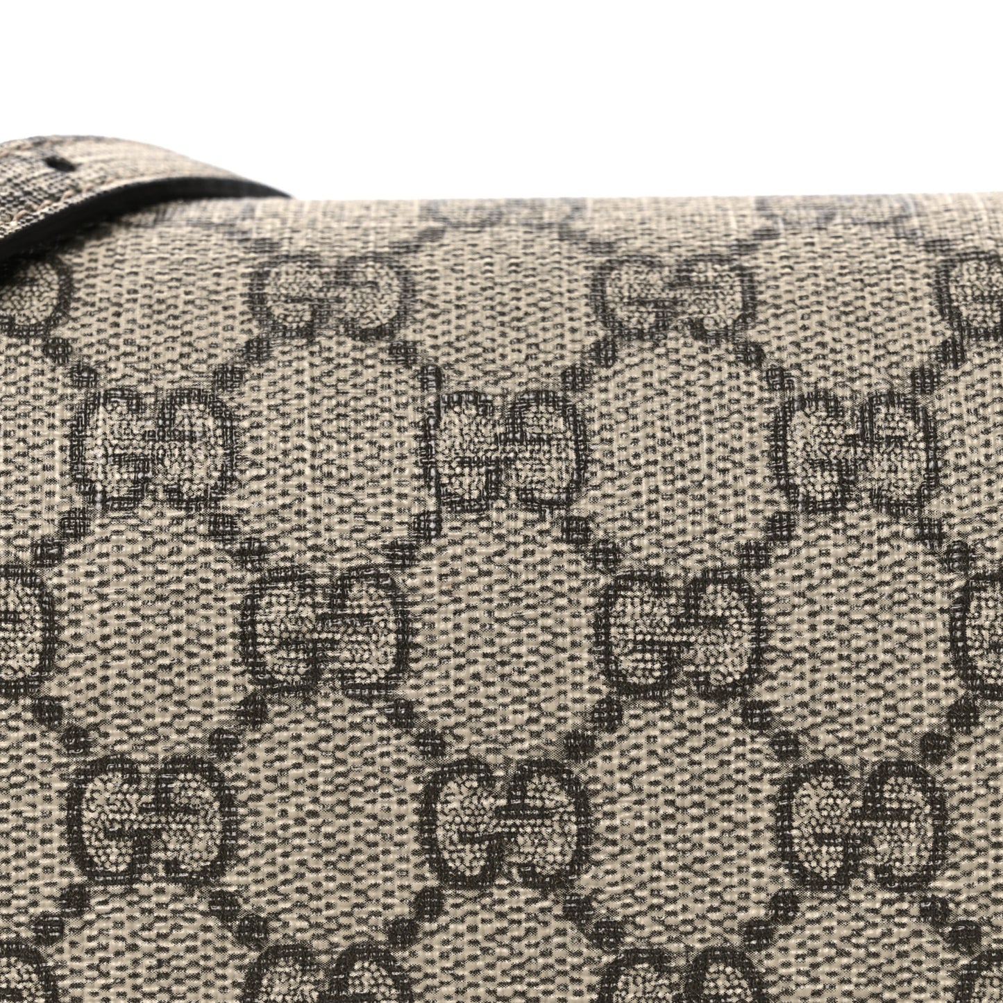 X GUCCI GG Supreme Monogram Small Hourglass Top Handle Bag Beige Ebony