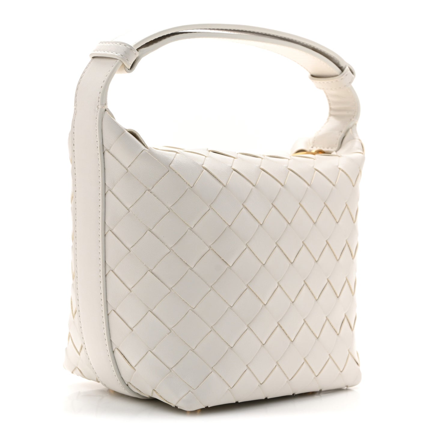 Nappa Intrecciato Heart Candy Wallace White