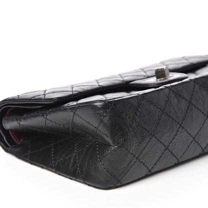 Chanel Aged Calfskin Quilted 2.55 Reissue 225 Flap Black 9 of 11