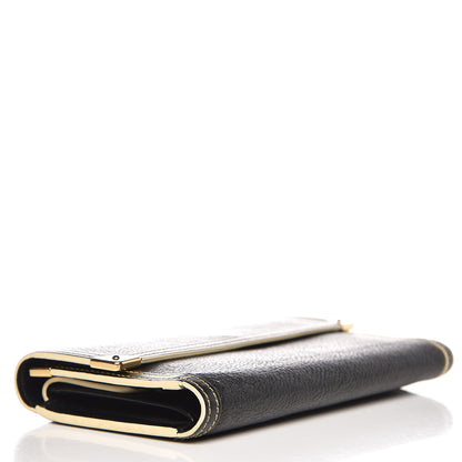 Louis Vuitton Suhali Porte Tresor International Wallet Black 4 of 12