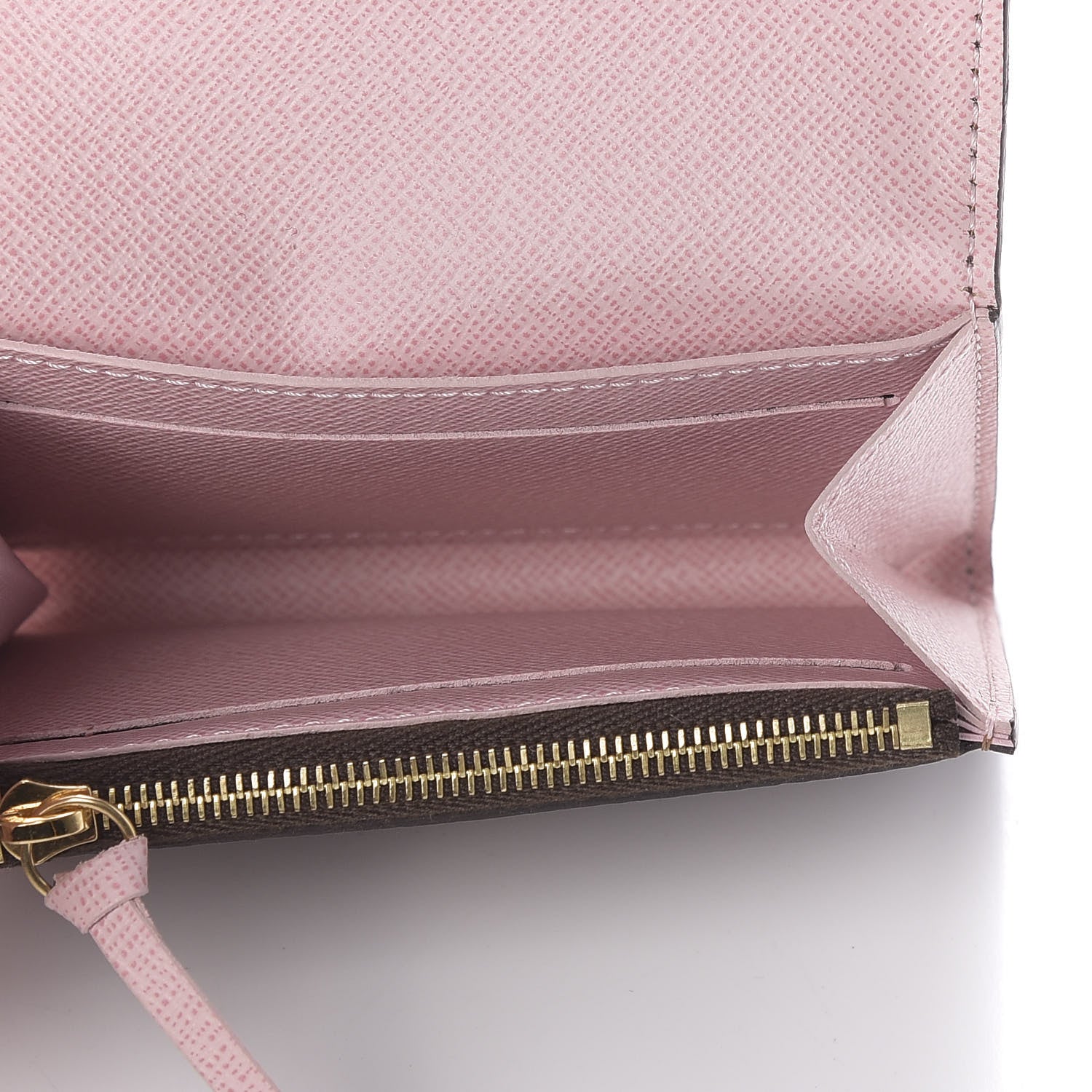 Louis Vuitton Damier Ebene Rosalie Coin Purse Rose Ballerine 5 of 9
