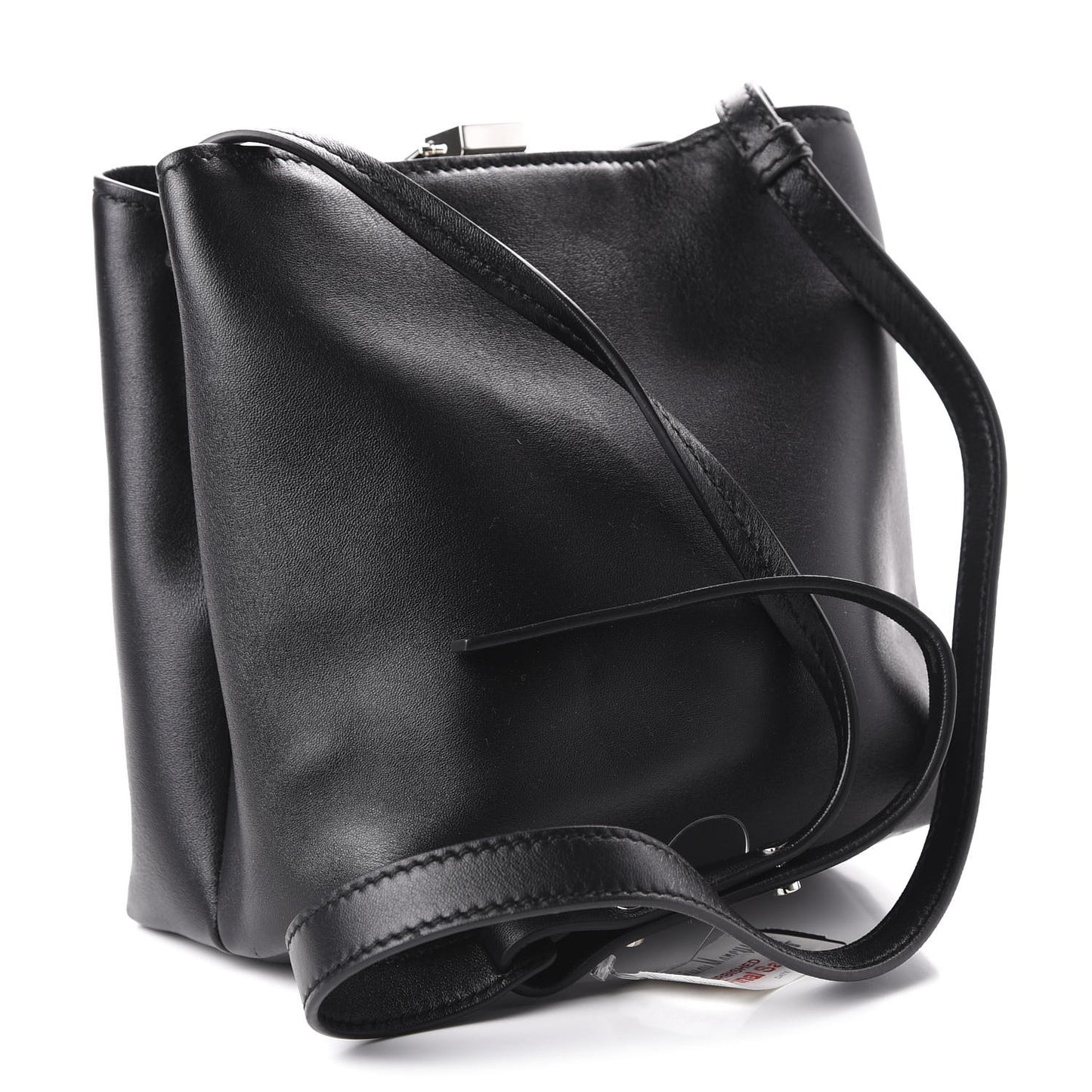 Calfskin Frame Crossbody Bag Black