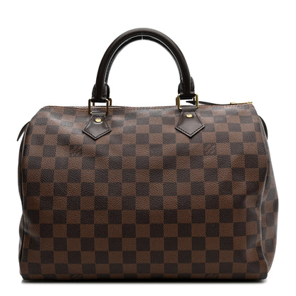 Louis Vuitton Damier Ebene Speedy 30 1 of 19