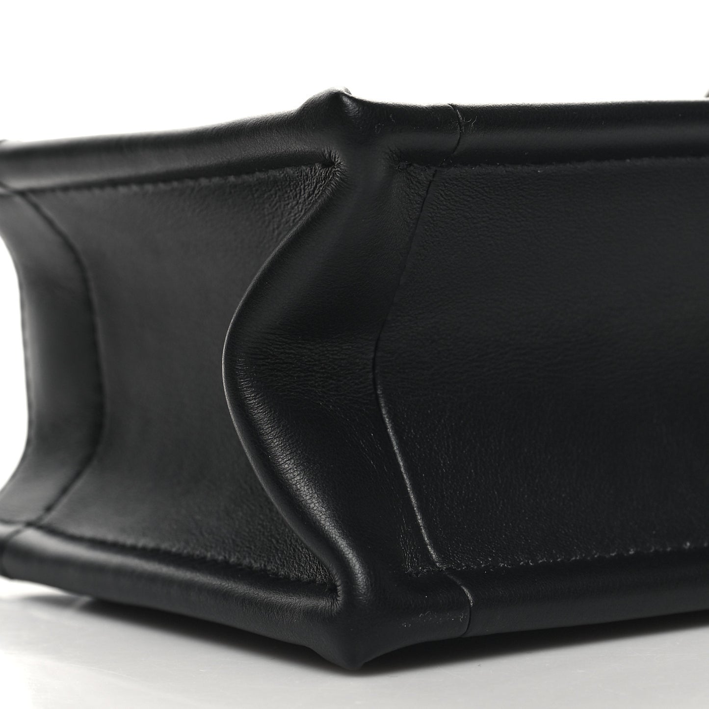 Calfskin Macrocannage Mini Book Tote Black