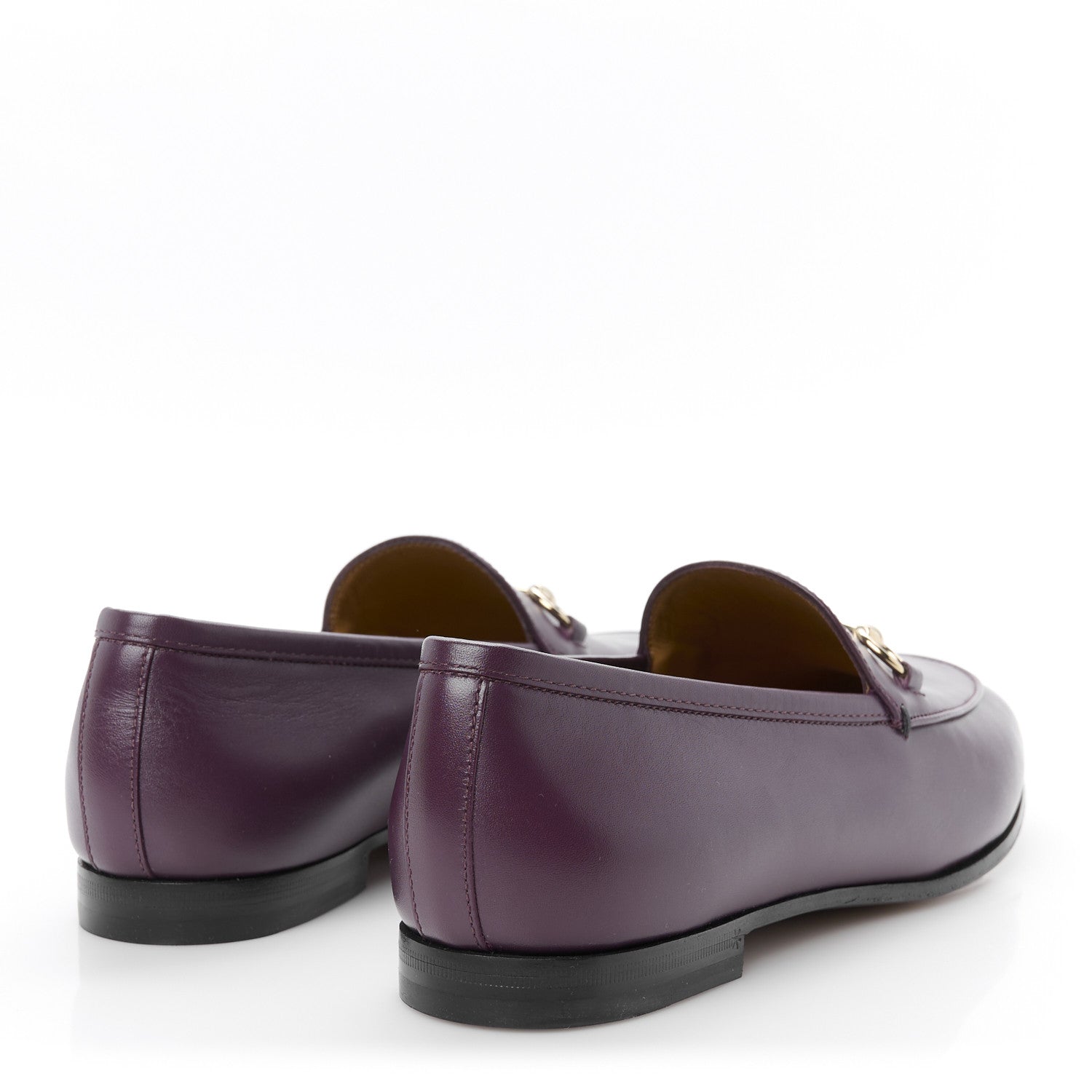 Gucci Betis Glamour Calfskin Womens Jordaan Loafers 38.5 Rosso Ancora 5 of 9