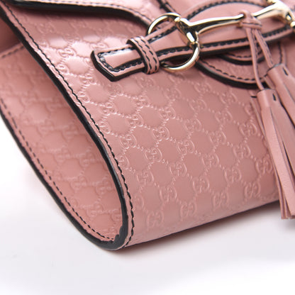 Gucci Microguccissima Mini Emily Shoulder Bag Soft Pink 9 of 11