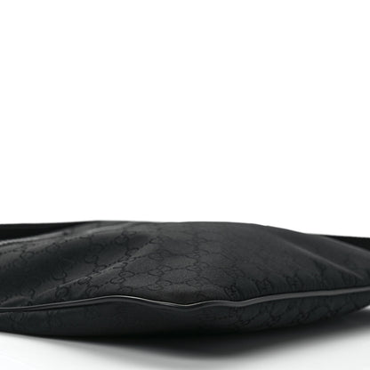Gucci Nylon Monogram Small Flat Messenger Bag Black 7 of 8