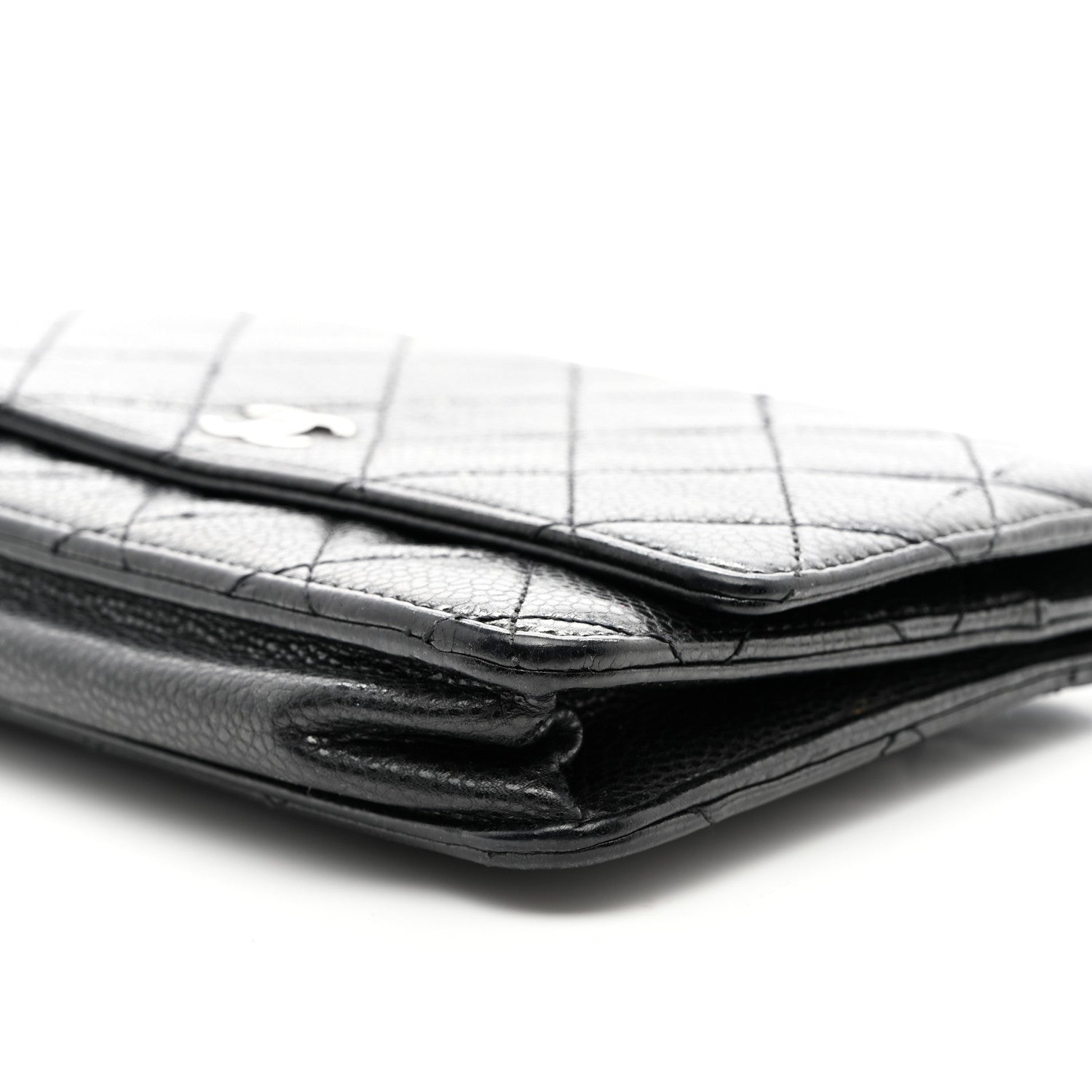 Chanel Caviar Quilted Wallet On Chain WOC Black 9 of 11