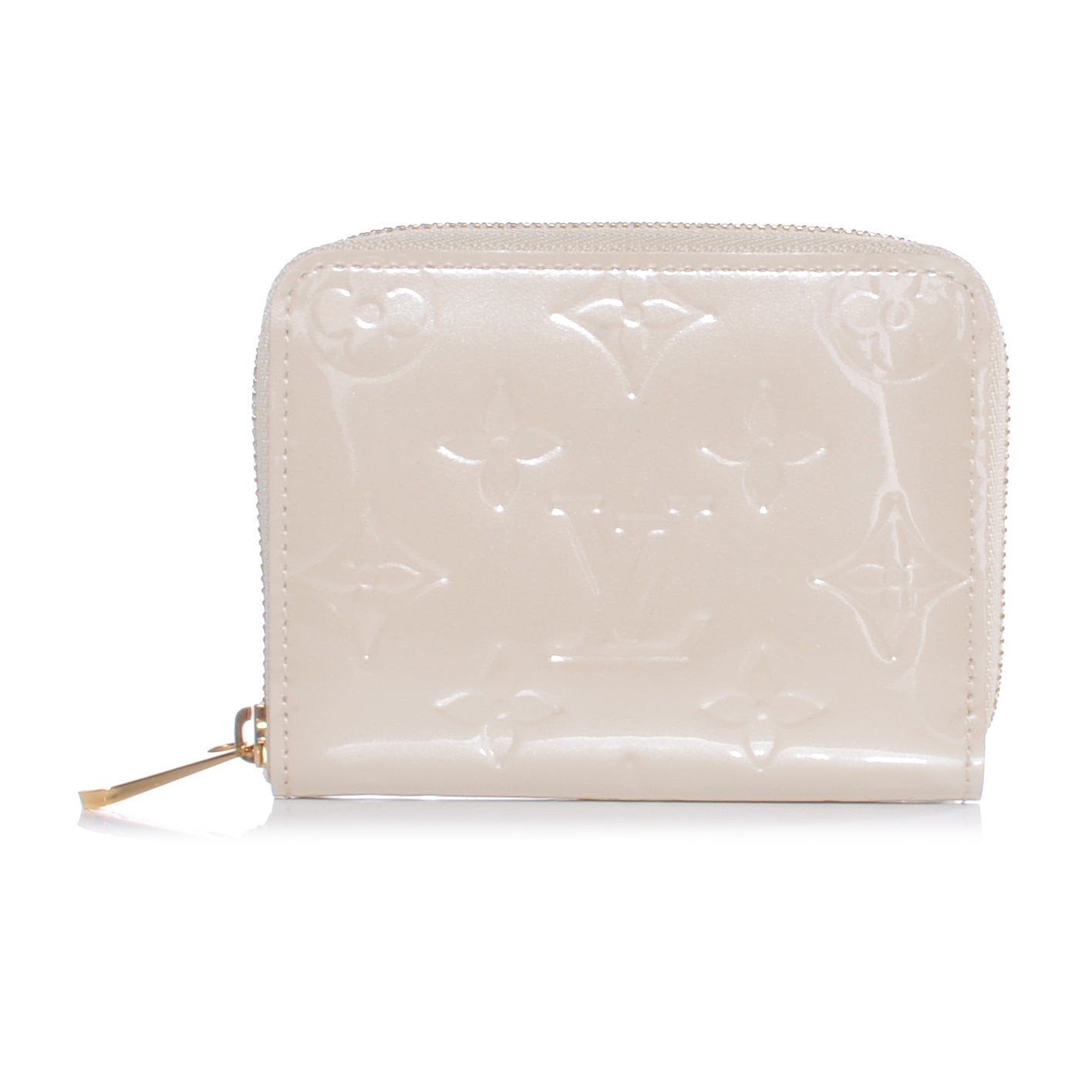 Louis Vuitton Vernis Zippy Coin Purse Blanc Corail 1 of 7