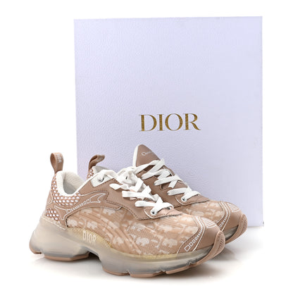Christian Dior Technical Fabric Rubber Oblique Dior Vibe Sneakers 38 White Nude 10 of 10