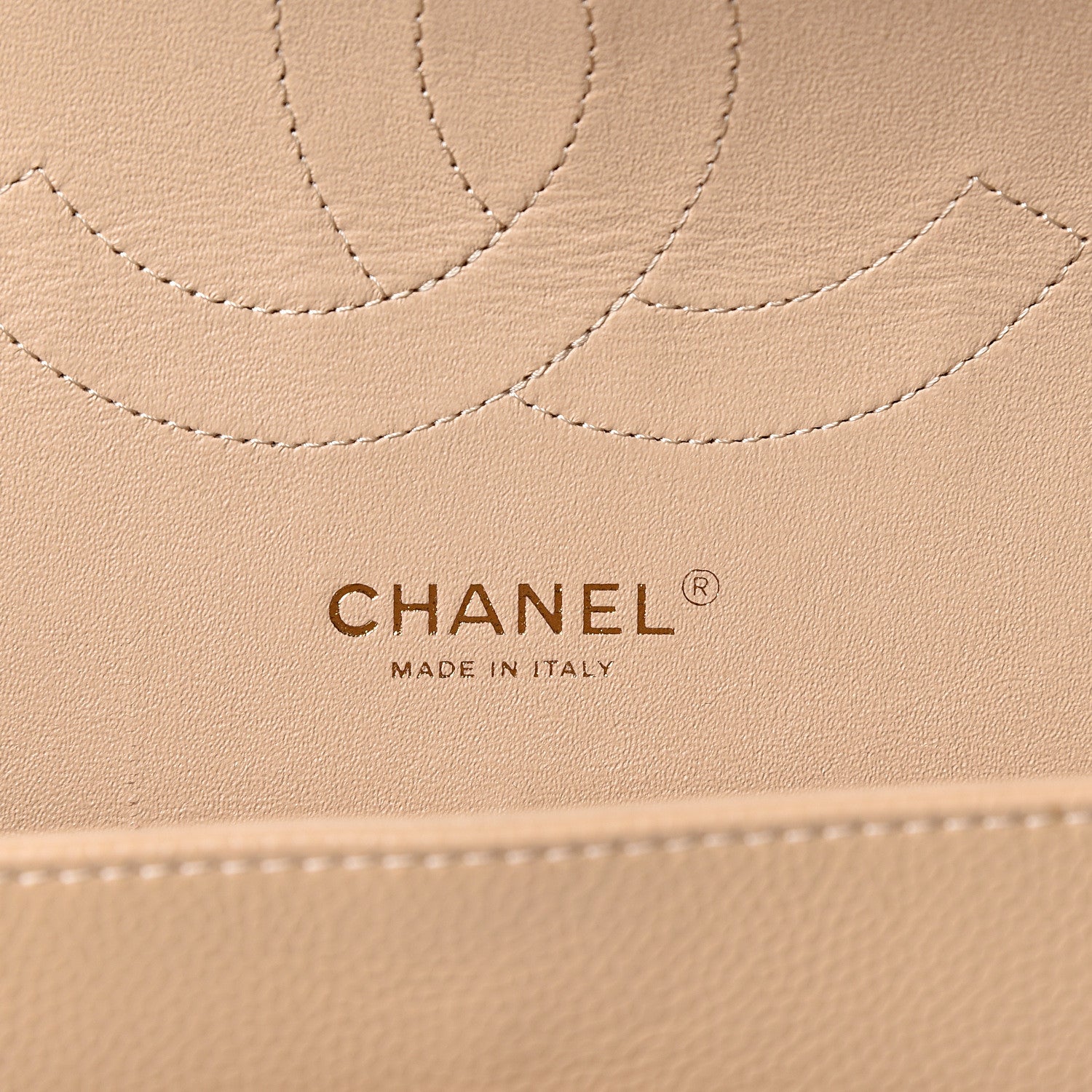 Chanel Caviar Quilted Jumbo Double Flap Beige 5 of 12