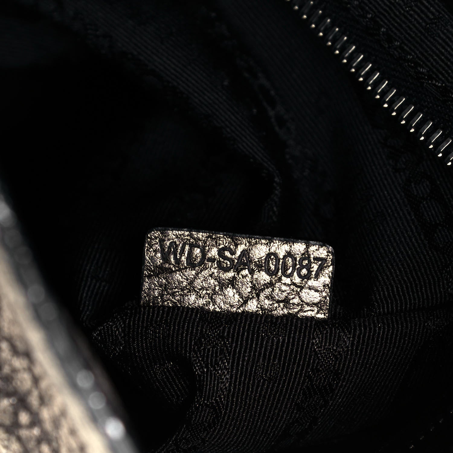 Celine Metallic Calfskin Bittersweet Hobo Pewter 7 of 9