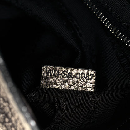 Celine Metallic Calfskin Bittersweet Hobo Pewter 7 of 9