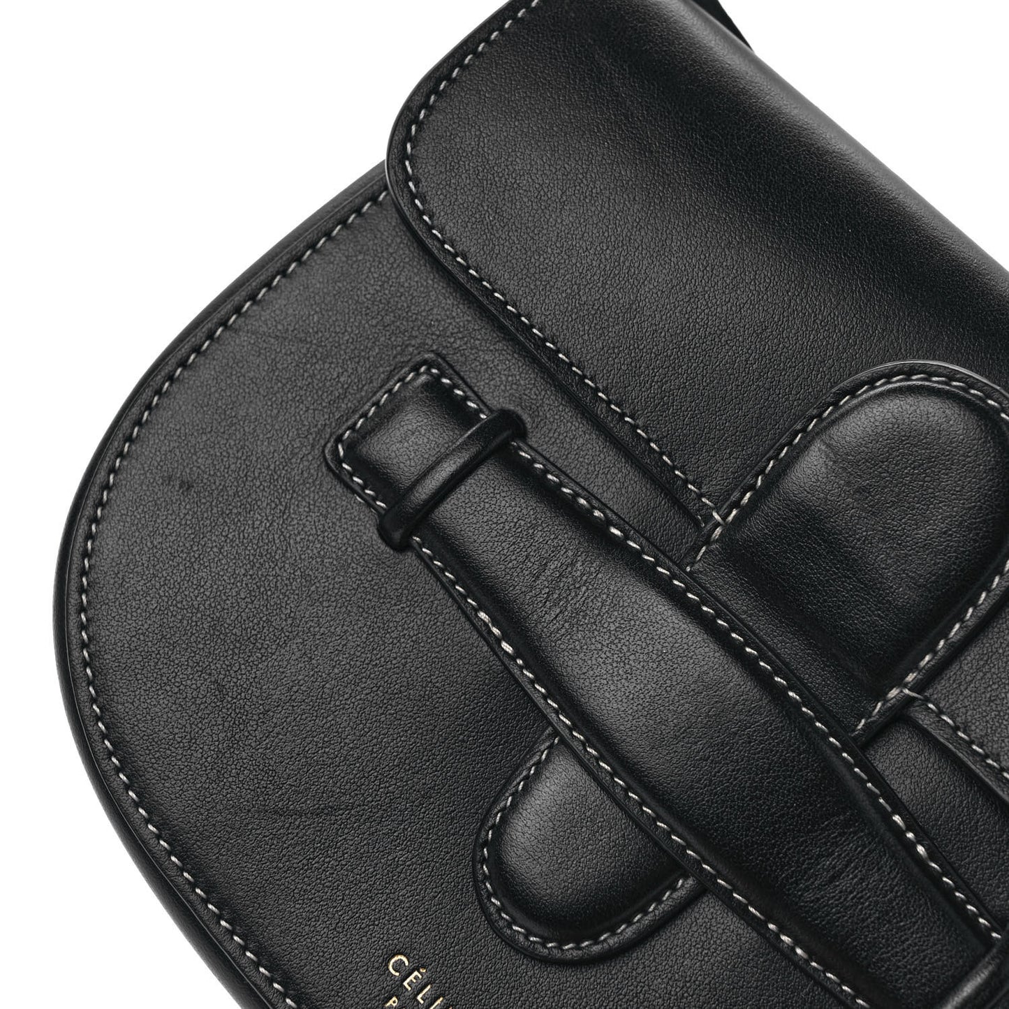Smooth Calfskin Mini Symmetrical Bag Black