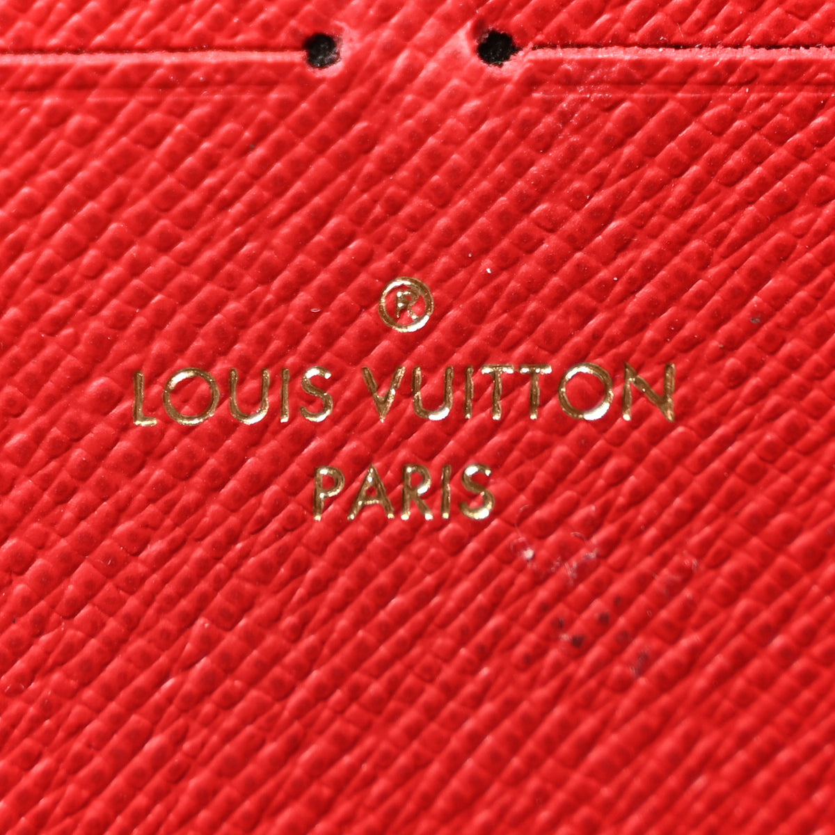 Louis Vuitton Damier Ebene Clemence Wallet Cherry 6 of 9
