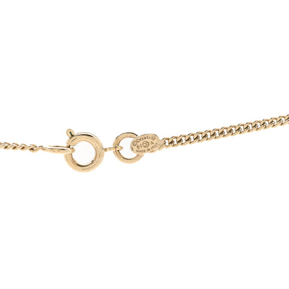 Chanel Crystal CC Necklace Gold Multicolor 5 of 5