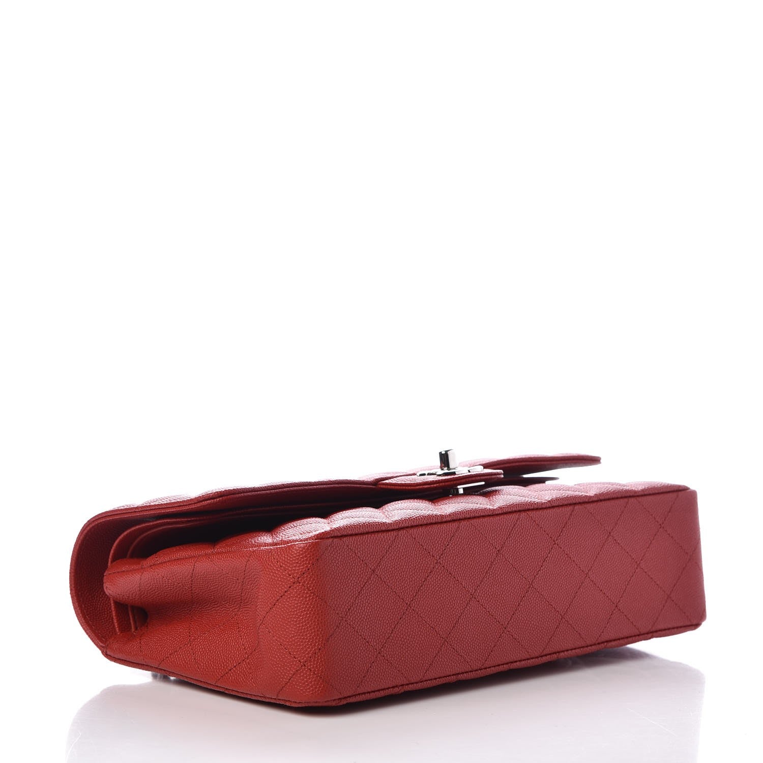 Chanel Caviar Quilted Medium Double Flap Red 5 of 9