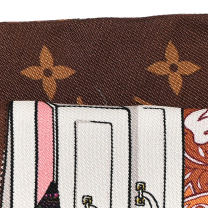 Louis Vuitton Silk Monogram LV Prive BB Bandeau Beige 4 of 4