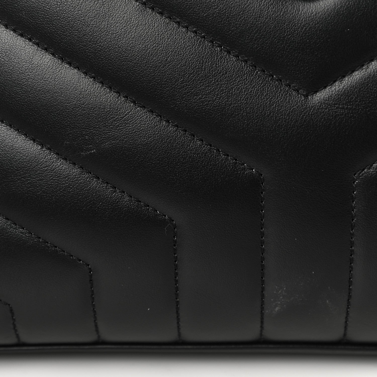 Saint Laurent Calfskin Y Quilted Monogram Medium Loulou Chain Satchel Black 11 of 11
