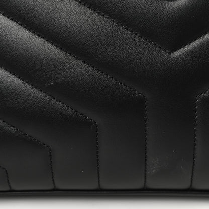 Saint Laurent Calfskin Y Quilted Monogram Medium Loulou Chain Satchel Black 11 of 11