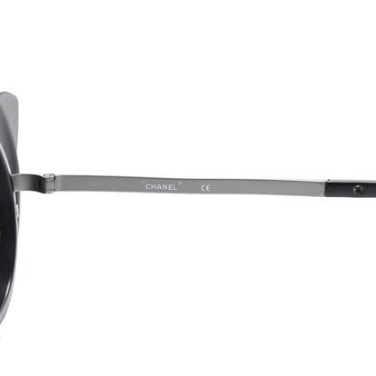 Chanel Round Camellia Sunglasses 71198 Black 6 of 8