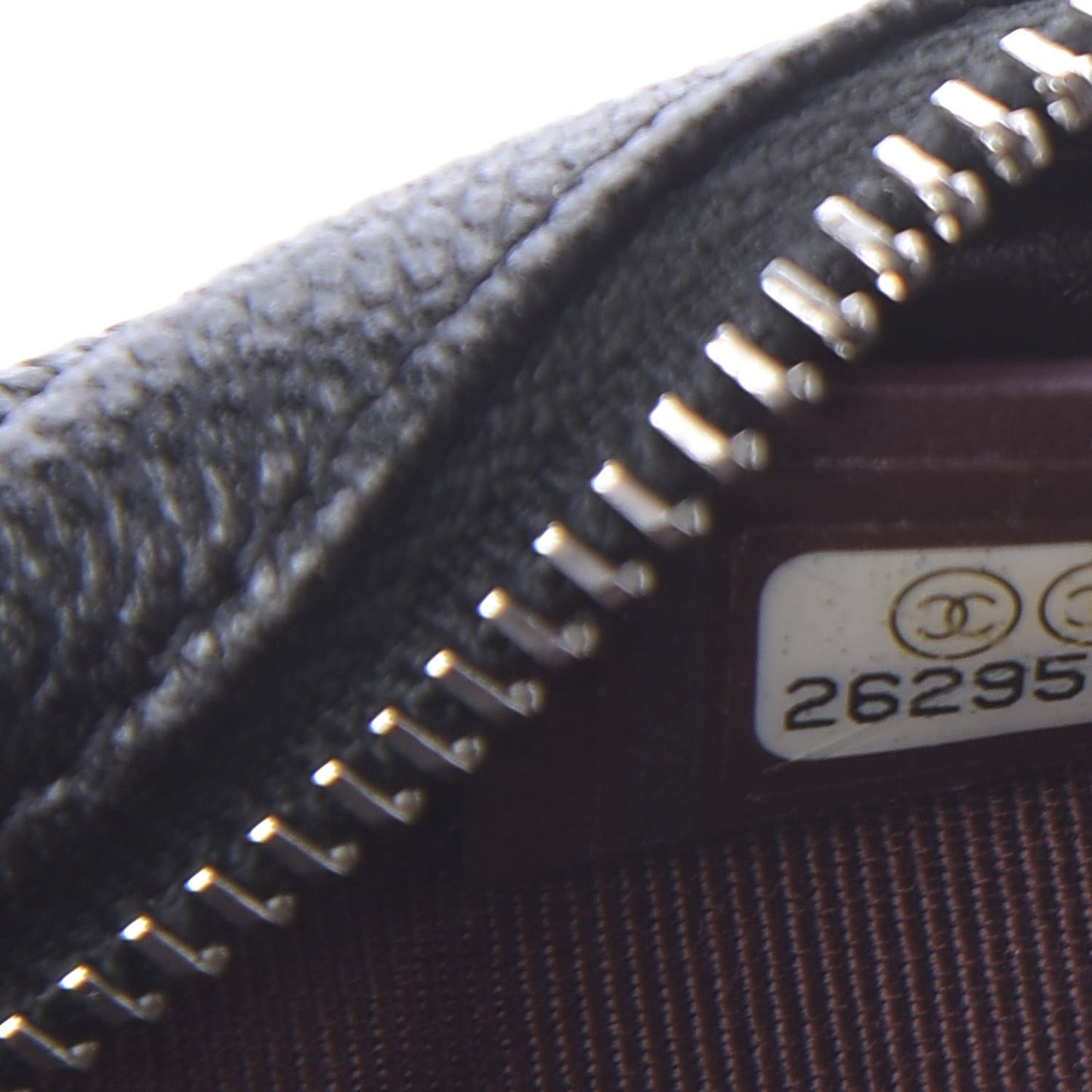 Caviar Quilted Zip Around Classic Coin Purse Black